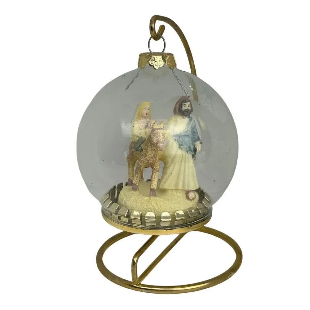 Vintage Christmas Around the World House of Lloyd Flight to Egypt Ornament